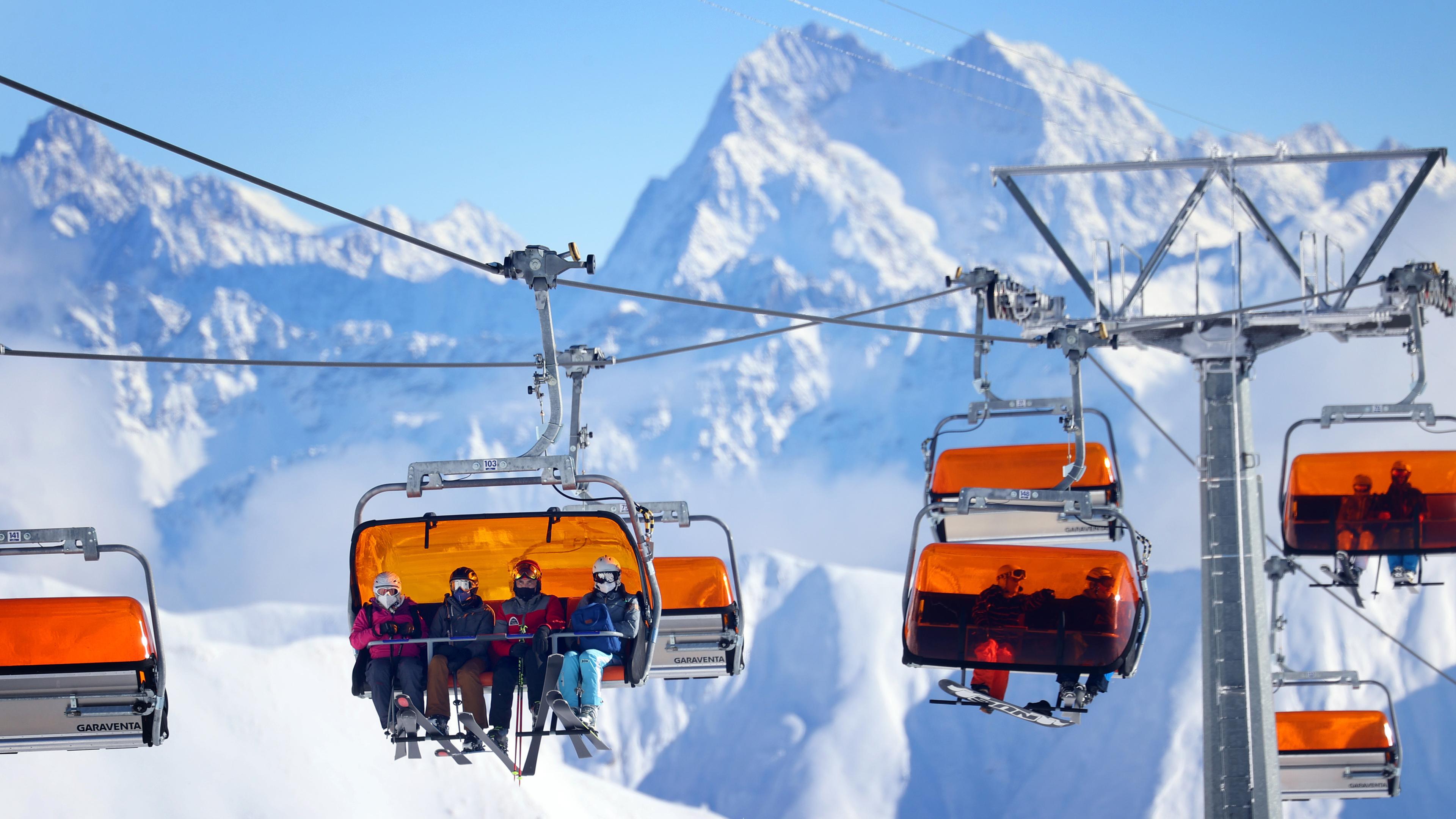 Skifahren in Österreich