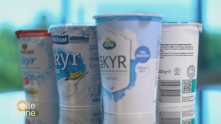 Veschiedene Skyr-Joghurts im Bild. 