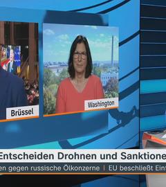 ZDF-Korrespondenten Ulf Röller und Heike Slansky