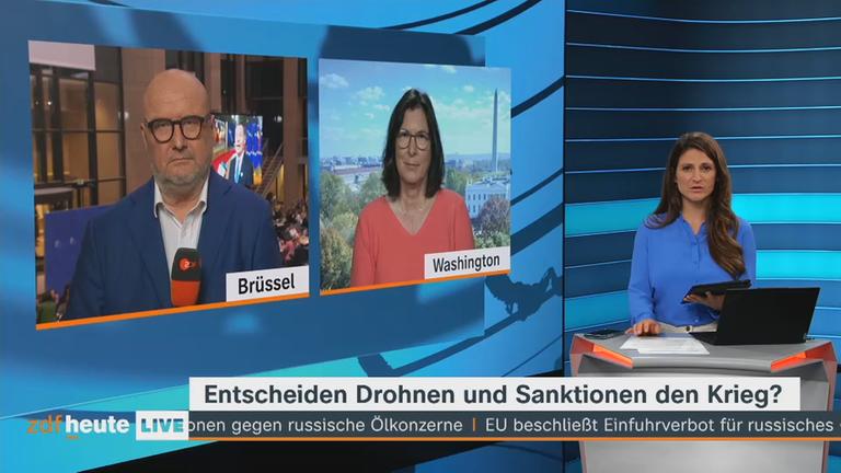 ZDF-Korrespondenten Ulf Röller und Heike Slansky