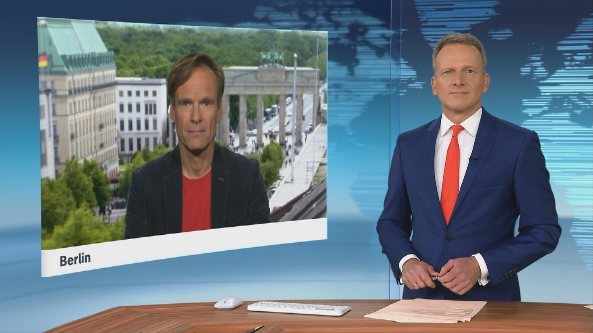 Über das Thema Selenskyj in Berlin berichtet Wulf Schmiese