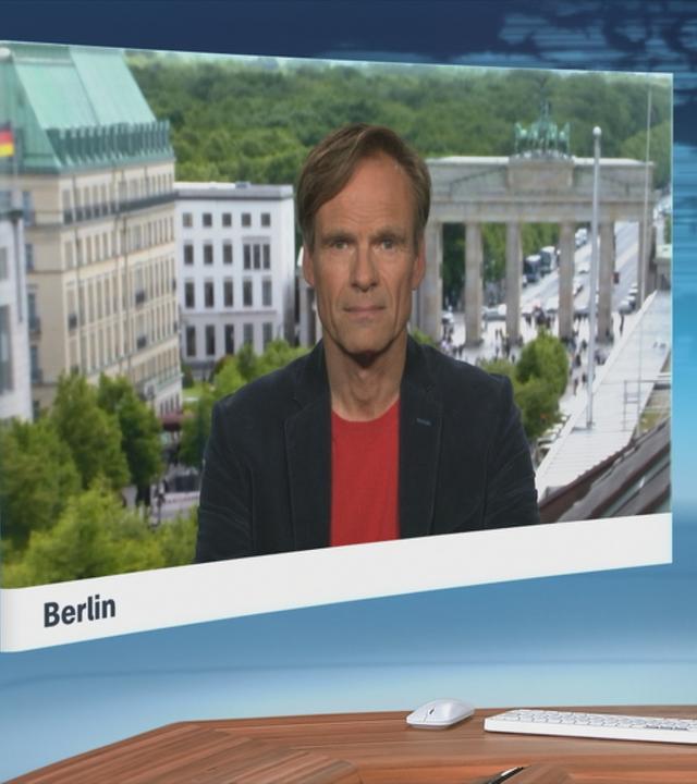 Über das Thema Selenskyj in Berlin berichtet Wulf Schmiese