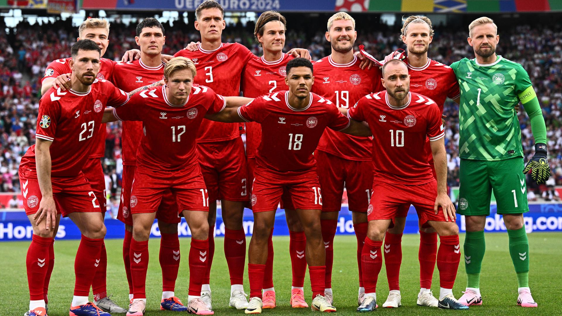 Mannschaftsfoto Dänemark