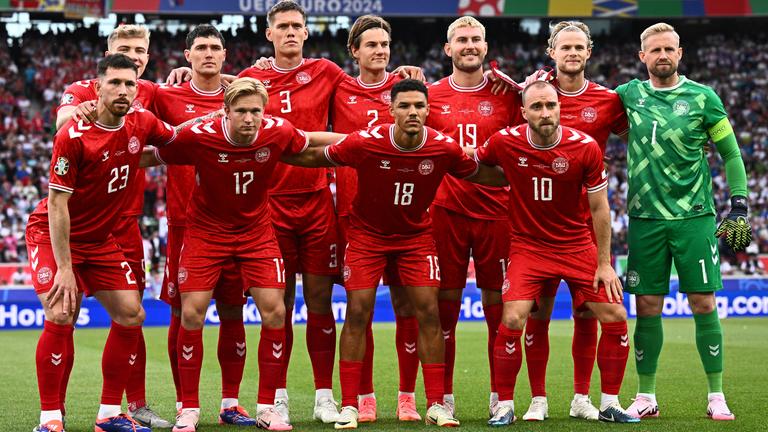 Mannschaftsfoto Dänemark