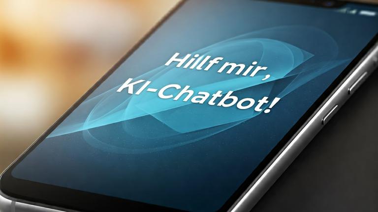 Smartphone: "Hilf mir, KI-Chatbot"