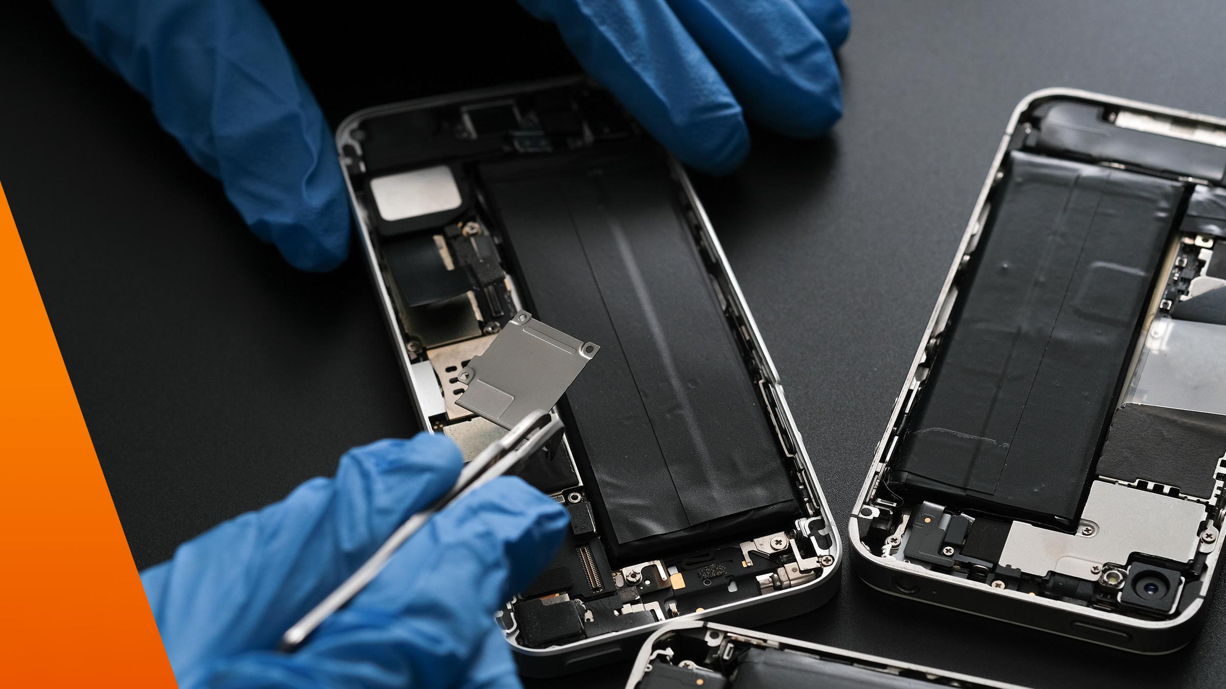 Defekte am Smartphone werden repariert