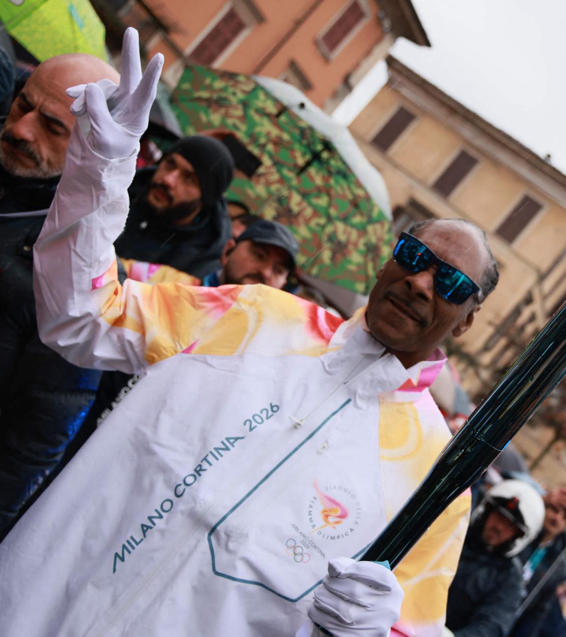 Rapper Snoop Dogg bei den olympischen Winterspielen