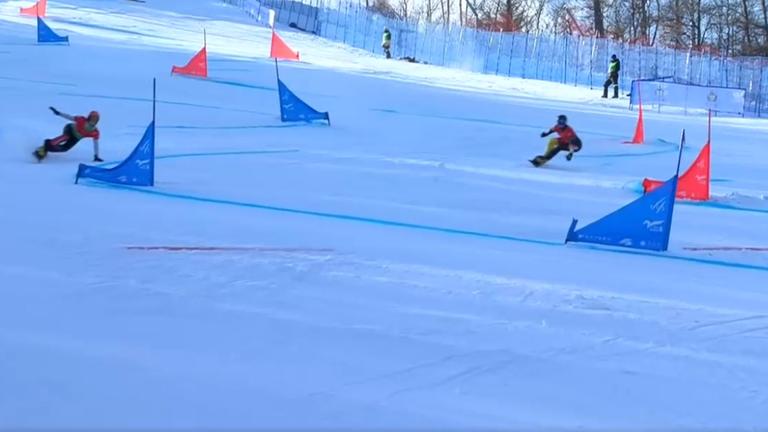 Snowboard-Weltcup in Mylin, China
