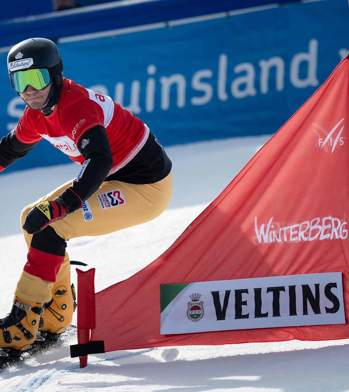 Snowboard-Weltcup in Winterberg: Ole-Mikkel Prantl aus Deutschland 