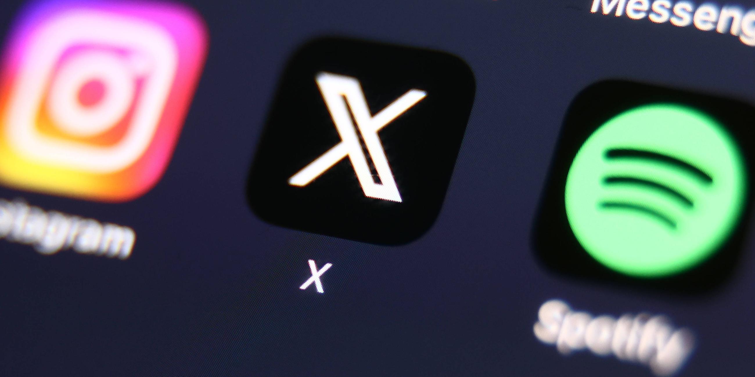 App Icons auf einem Smartphone 
