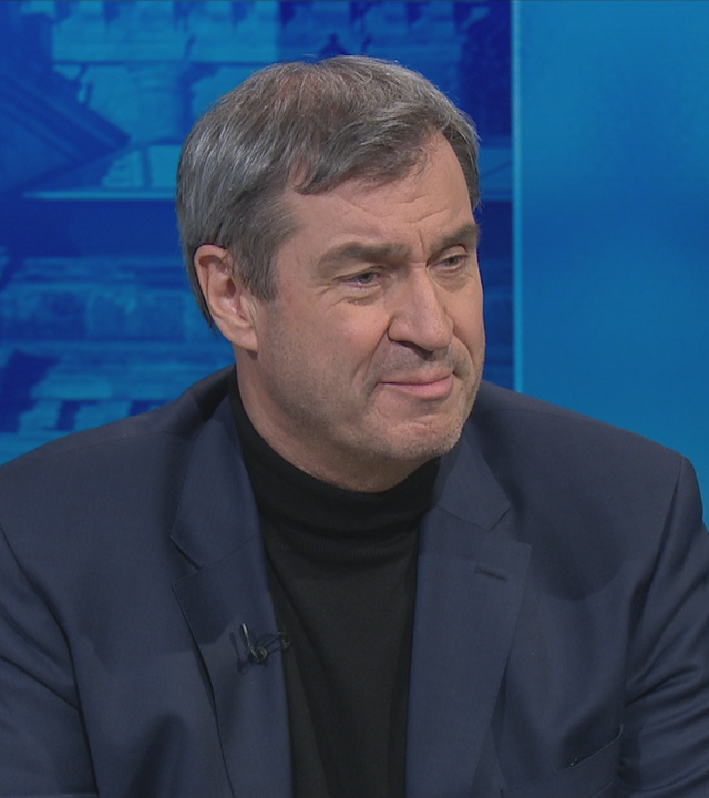 Markus Söder von der CSU mit einer Reaktion zur Bundestagswahl 2025.