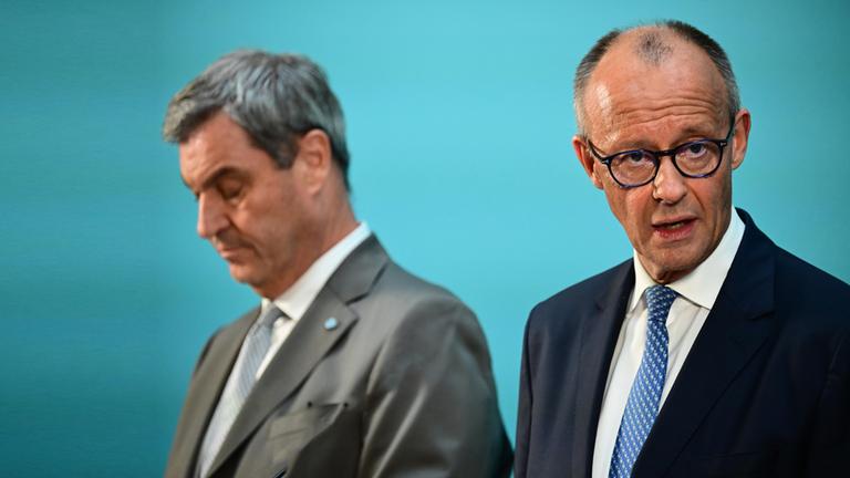 Markus Söder und Friedrich Merz