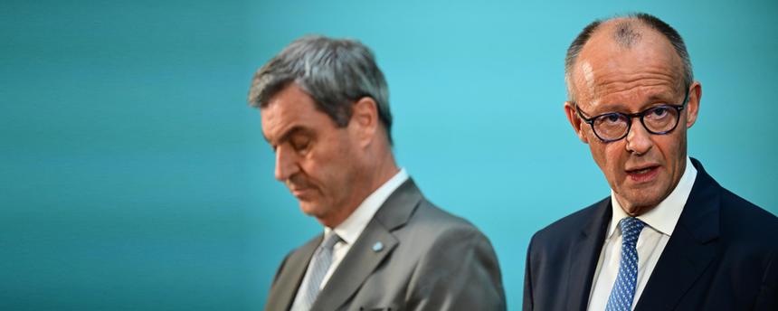 Markus Söder und Friedrich Merz