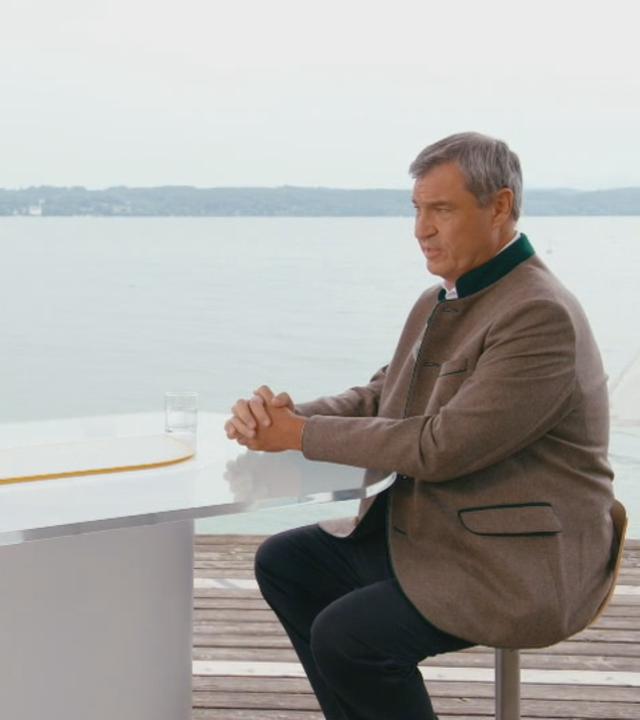 Markus Söder im Sommerinterview mit Wulf Schmiese.