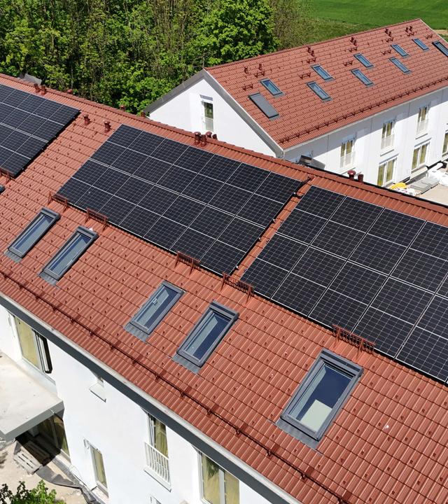 Neubauwohnungen mit Photovoltaik Anlage