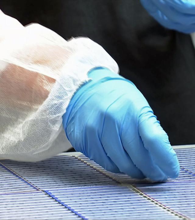 Solarzellenproduktion