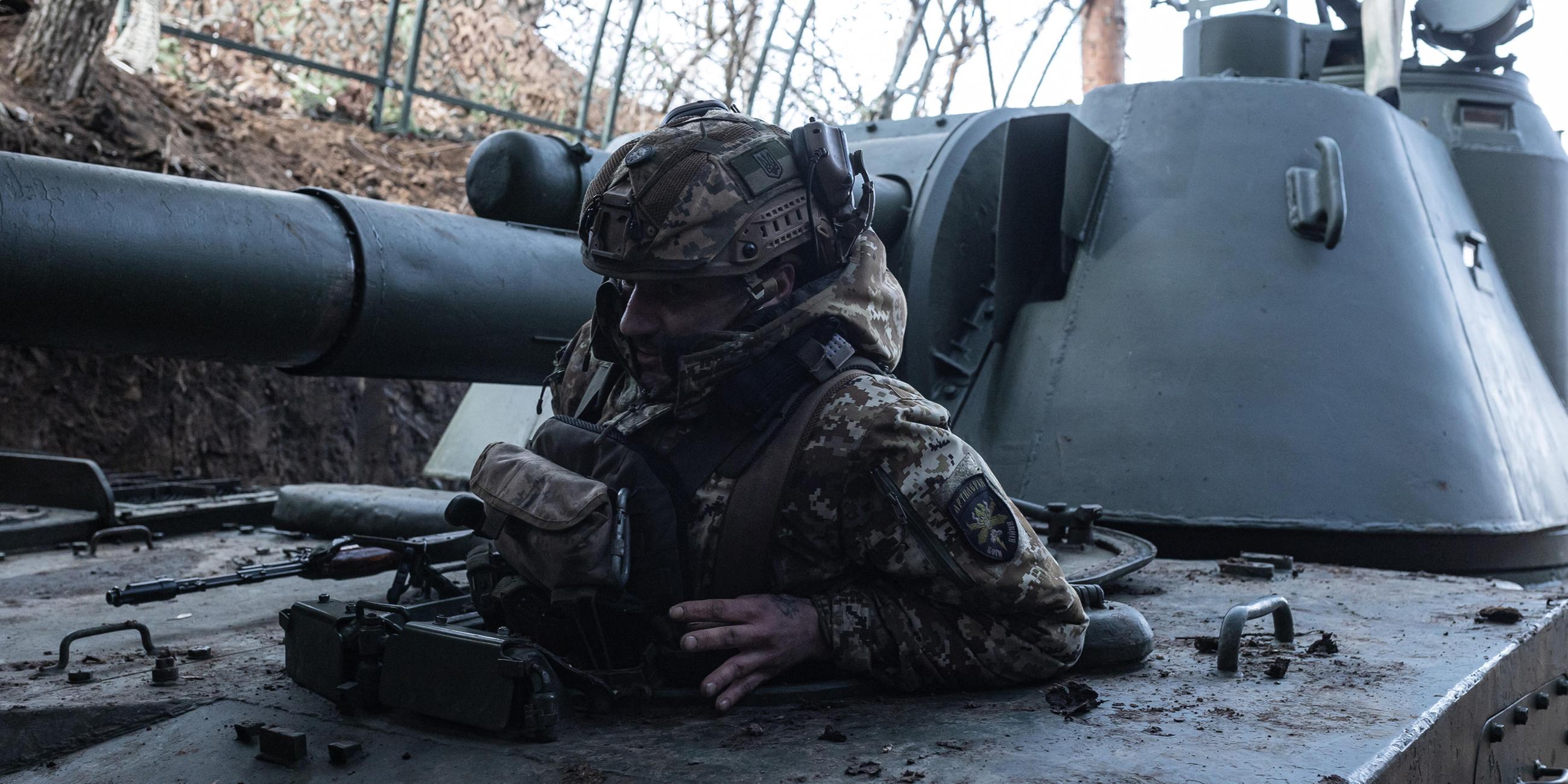 Ukrainischer Soldat
