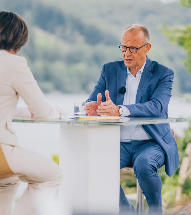 Berlin direkt - Sommerinterview 2026 - Bundeskanzler Friedrich Merz im Gespräch mit Diana Zimmermann