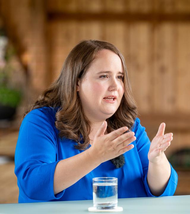 Sommerinterview mit Ricarda Lang am 21.07.2024.