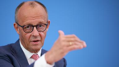 Bundeskanzler Friedrich Merz bei der Sommerpresssekonferenz
