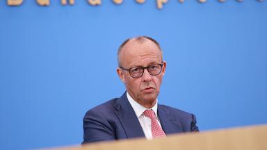 Bundeskanzler Friedrich Merz bei der Sommerpresssekonferenz