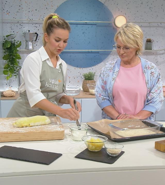 Sommertraum: Bäckermeisterin Sophie Hinkel macht ein Baguette mit Curry und Ananas