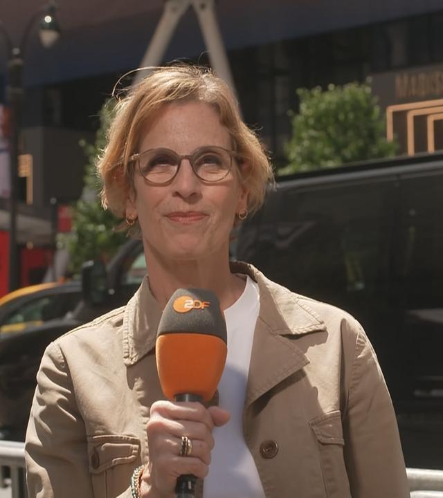 ZDF-Reporterin Jutta Sonnewald in New York