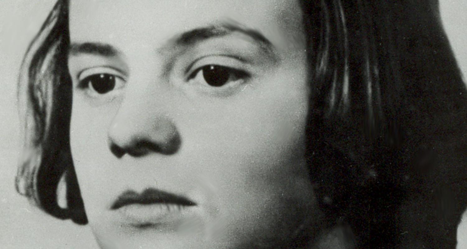 Portrait von Sophie Scholl 