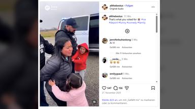 Instagram-Post vom 27. November 2025 mit KI-generiertem Video von Sora.