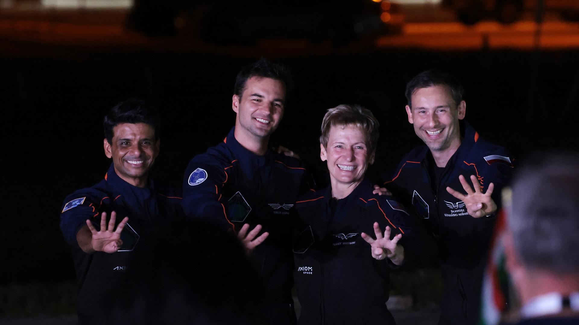 Spacex - Axiom Mission 4-Astronauten