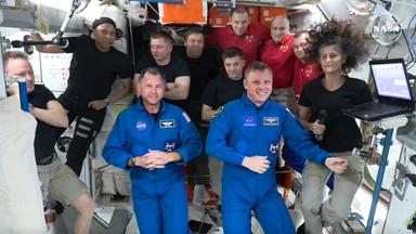 SpaceX-Besatzung auf ISS angekommen