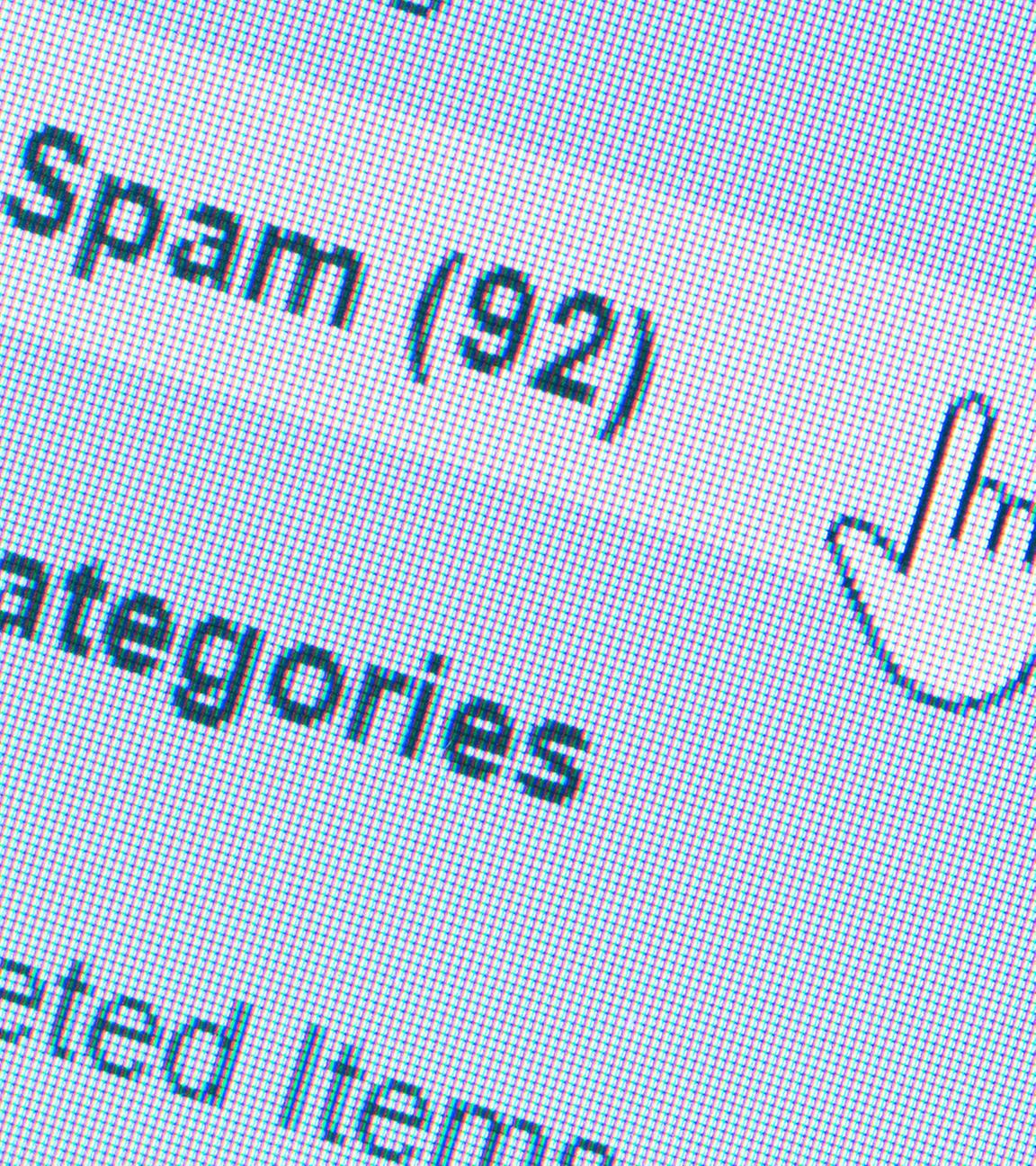 Spam-Mails im Postfach