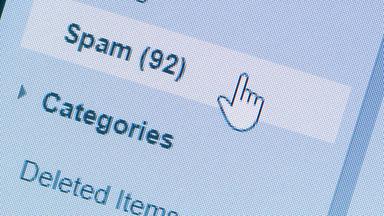 Spam-Mails im Postfach