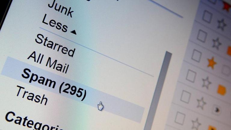 Ordner mit Spam-Mails
