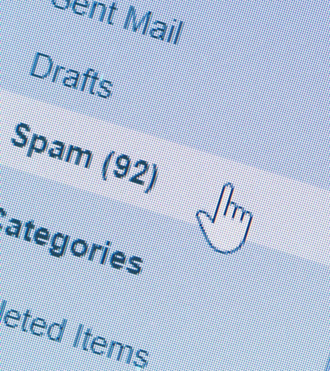 Symbolbild: Spam-Mails im Postfach