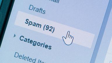 Symbolbild: Spam-Mails im Postfach