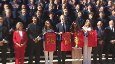 Spaniens WM-Feier