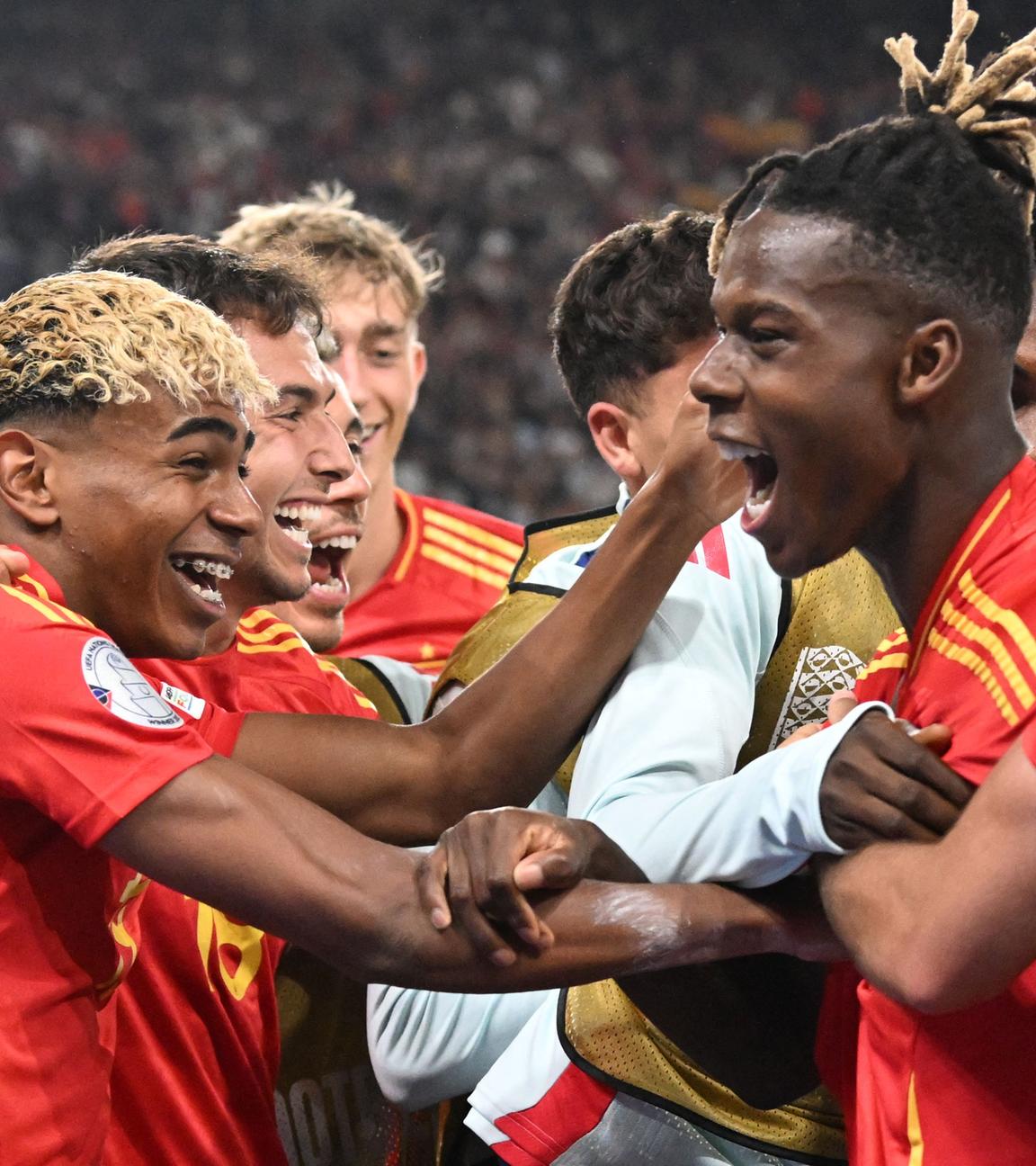 Spanien beim Torjubel