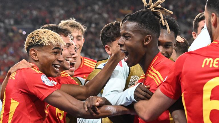 Spanien beim Torjubel