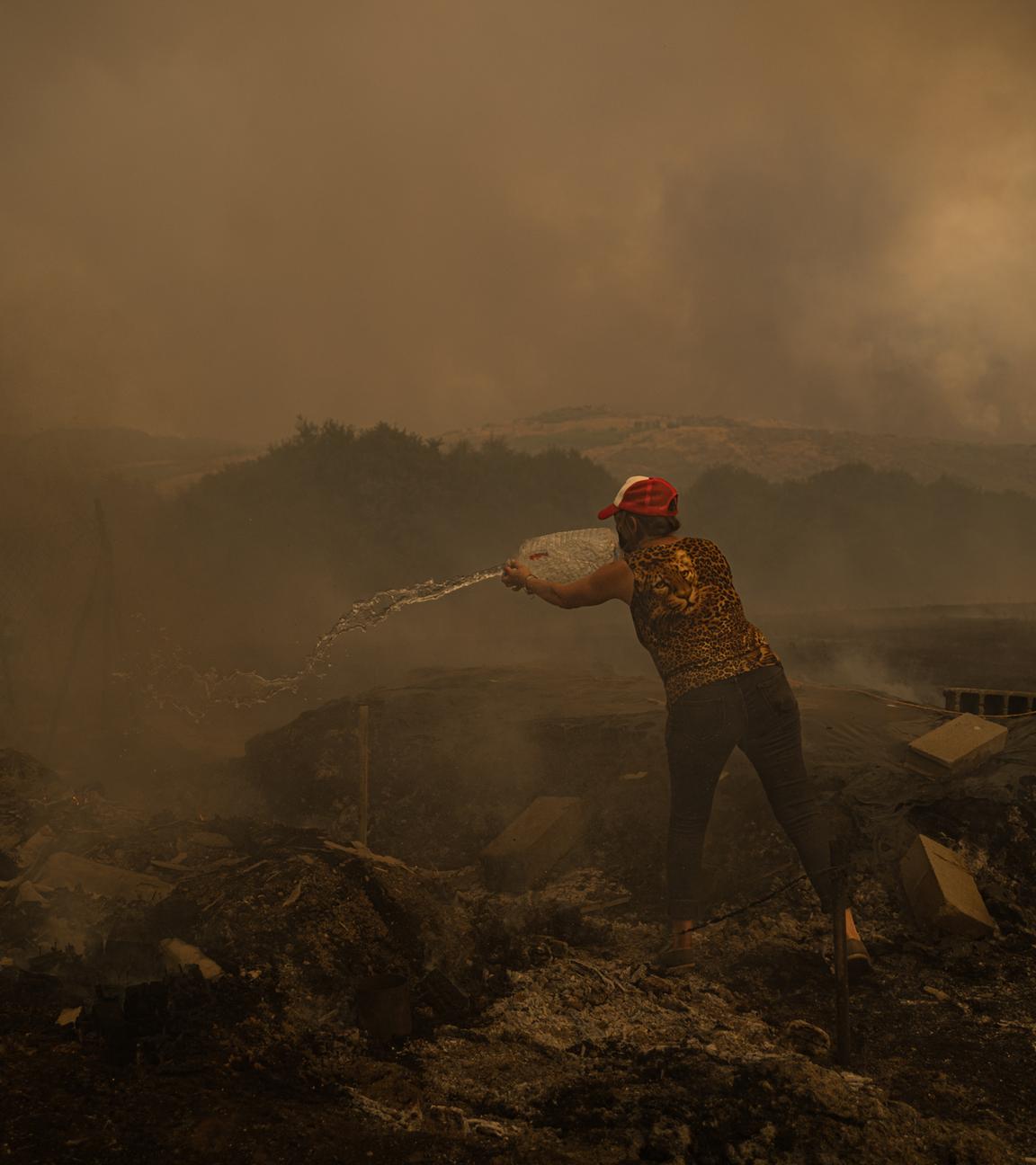Waldbrand in Galicien