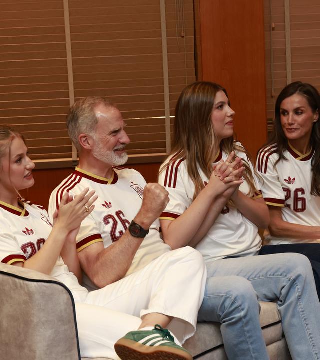 Spanische Royals feiern den WM Finaleinzug
