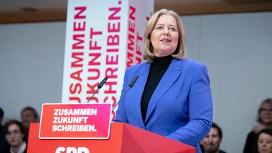 Bärbel Bas auf der Jahresauftaktklausur des SPD-Parteivorstandes in Berlin