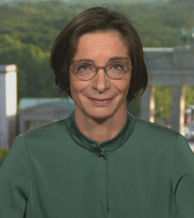 ZDF-Hauptstadtstudioleiterin Diana Zimmermann berichtet aus Berlin. 
