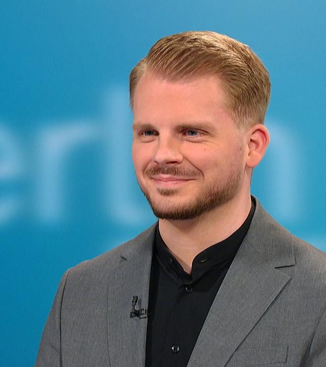 SPD-Generalsekretär Tim Klüssendorf im Berlin-direkt-Studio