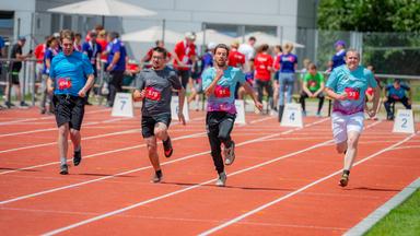 Die Athletinnen und Athleten der Special Olympics im Sprint