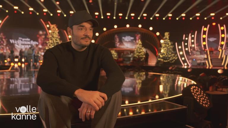 Giovanni Zarrella im Studio für die ZDF-Weihnachts-Spendengala
