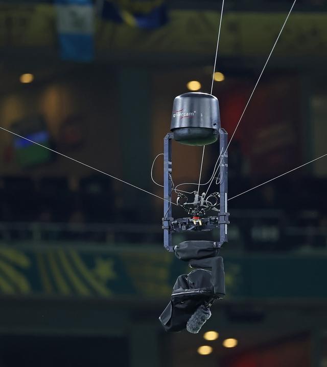 Spidercam im WM-Stadion in Monterrey