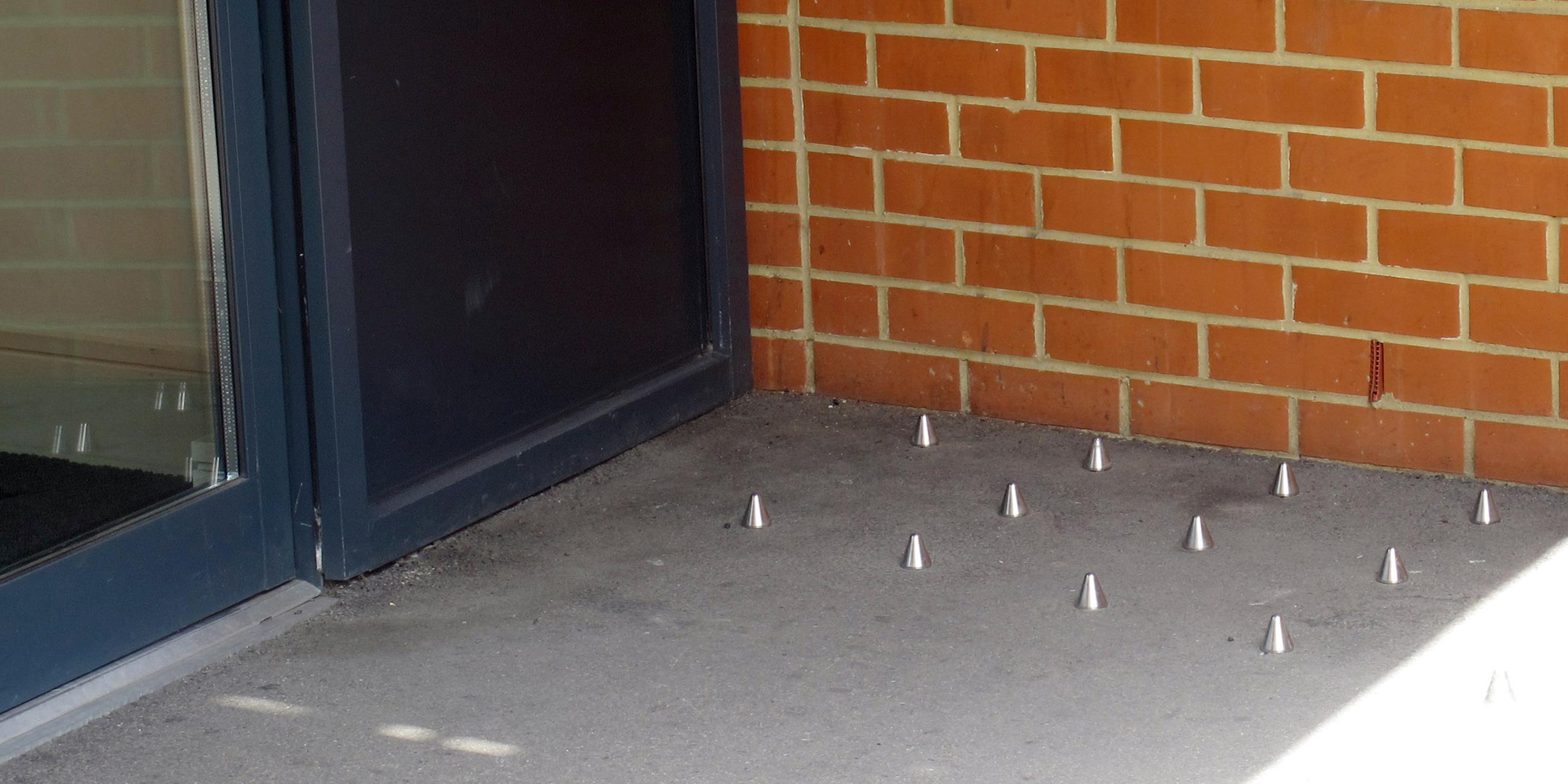 Spikes gegen Obdachlose