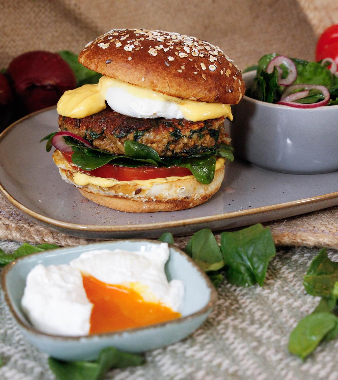 Spinat-Burger von Mario Kotaska