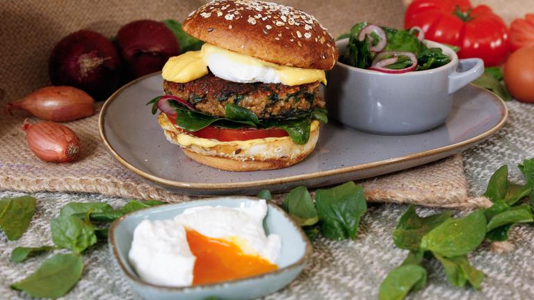 Spinat-Burger von Mario Kotaska